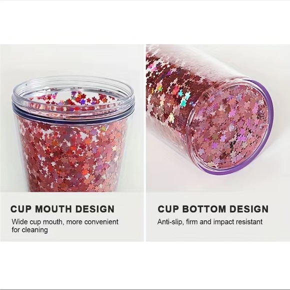 🌈 Kawaii Cute Rainbow & Cat Ear Tumbler
Cups With Straw & Lid - Picture 8 of 16